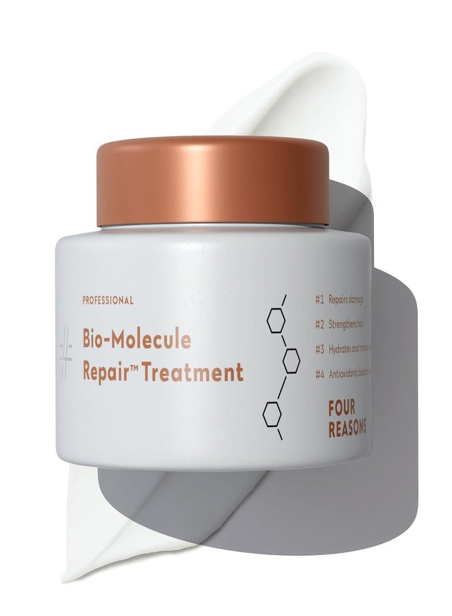 FOUR REASONS Bio-Molecule Repair Hair Mask for Damaged Hair – Hydrating & Deep Conditioning Hair Mask & Bond Repair Treatment for Dry, Frizzy, or Color Treated Hair – Vegan & Sulfate-Free, 10.1 Fl Oz - Image 1